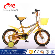 Nuevos productos calientes amarillo niños bici 12 / seguridad estilo libre bicicletas infantiles de alta calidad mejor venta / precio barato niños bicicletas